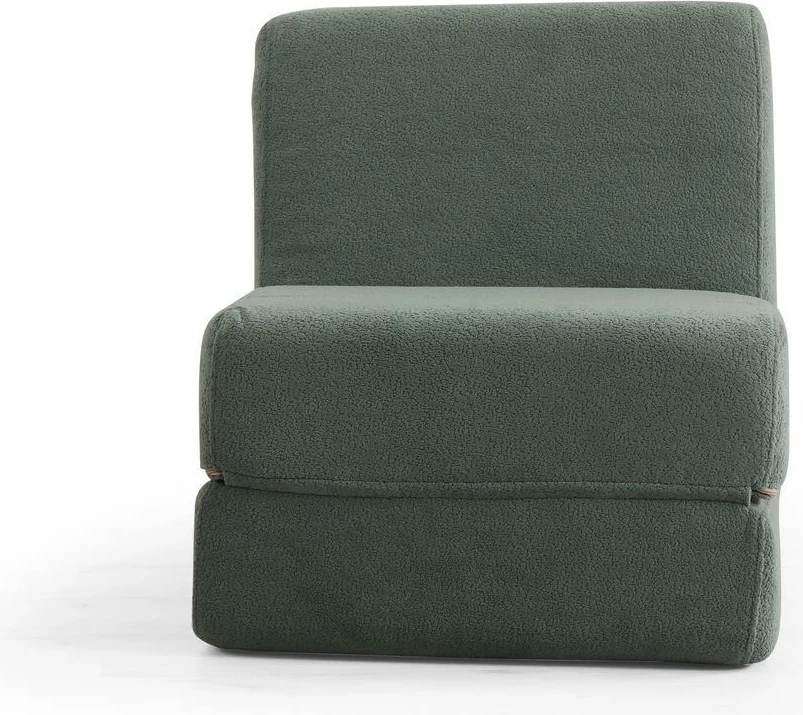 Krevat-kolltuk një vendësh Atelier del Sofa, Origami, ngjyrë e gjelbër