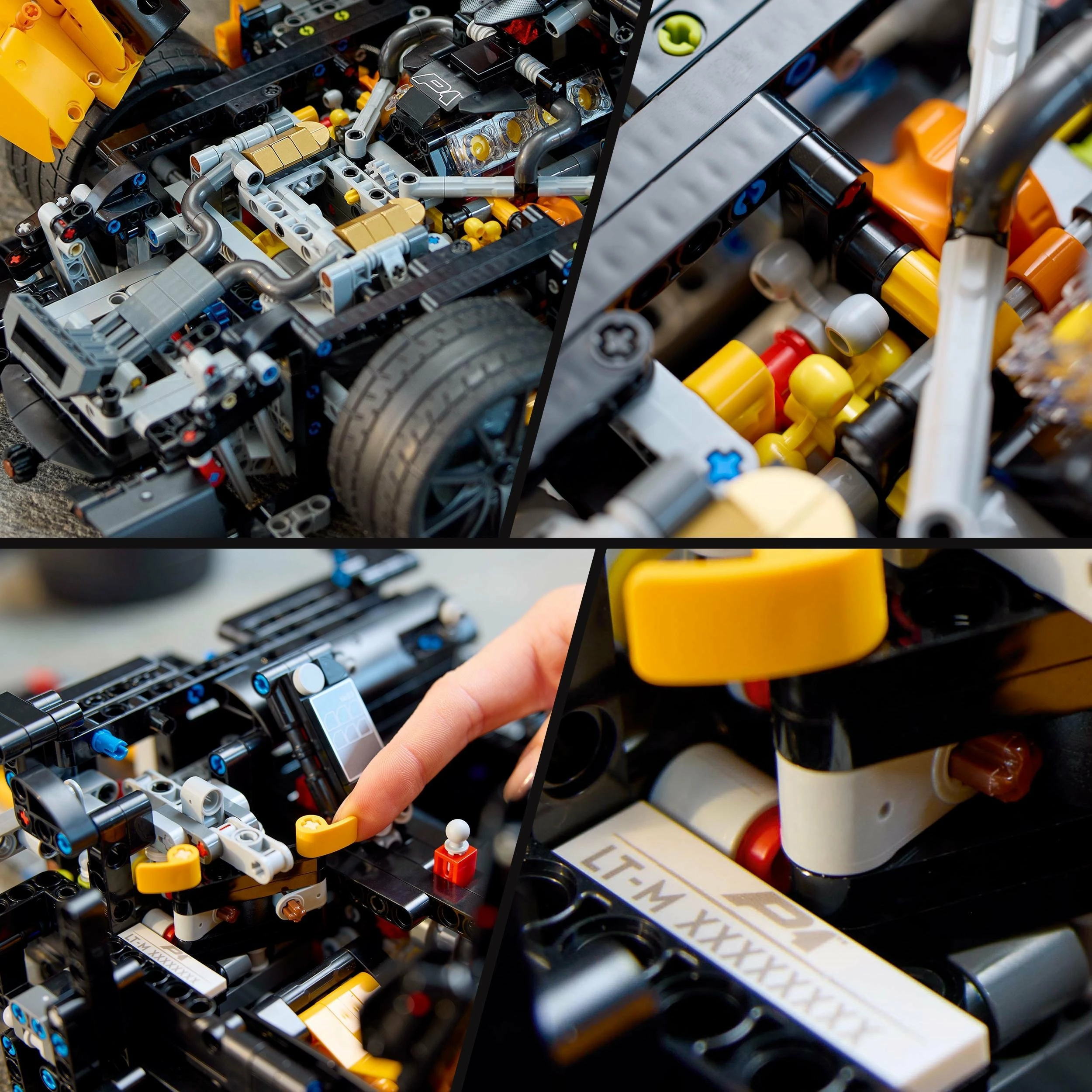 Set LEGO Technic McLaren P1 42172, 3893 copë, shkallë 1:8, 18+, portokalli