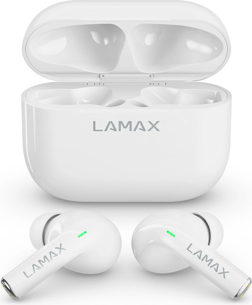 Kufje Lamax Clips1 in-ear, Bluetooth 5.3, 35 orë, bardhë