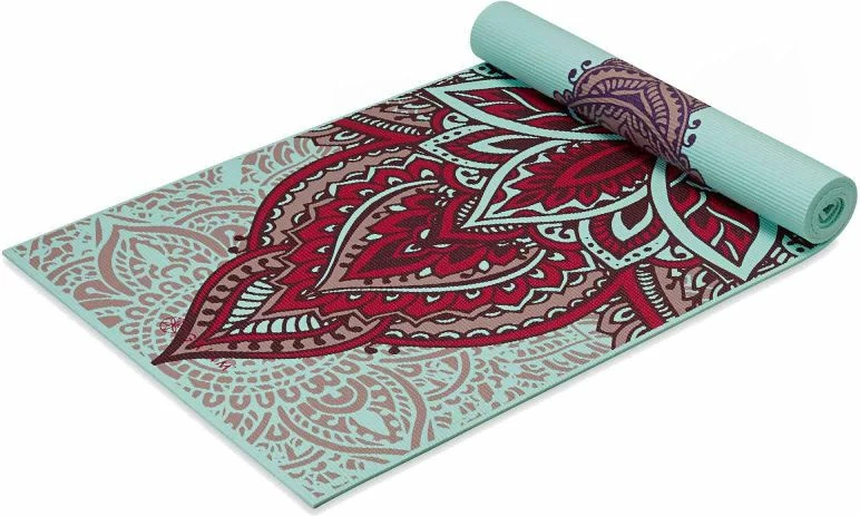 Tapet yoga Gaiam për femra dhe meshkuj, i kuq