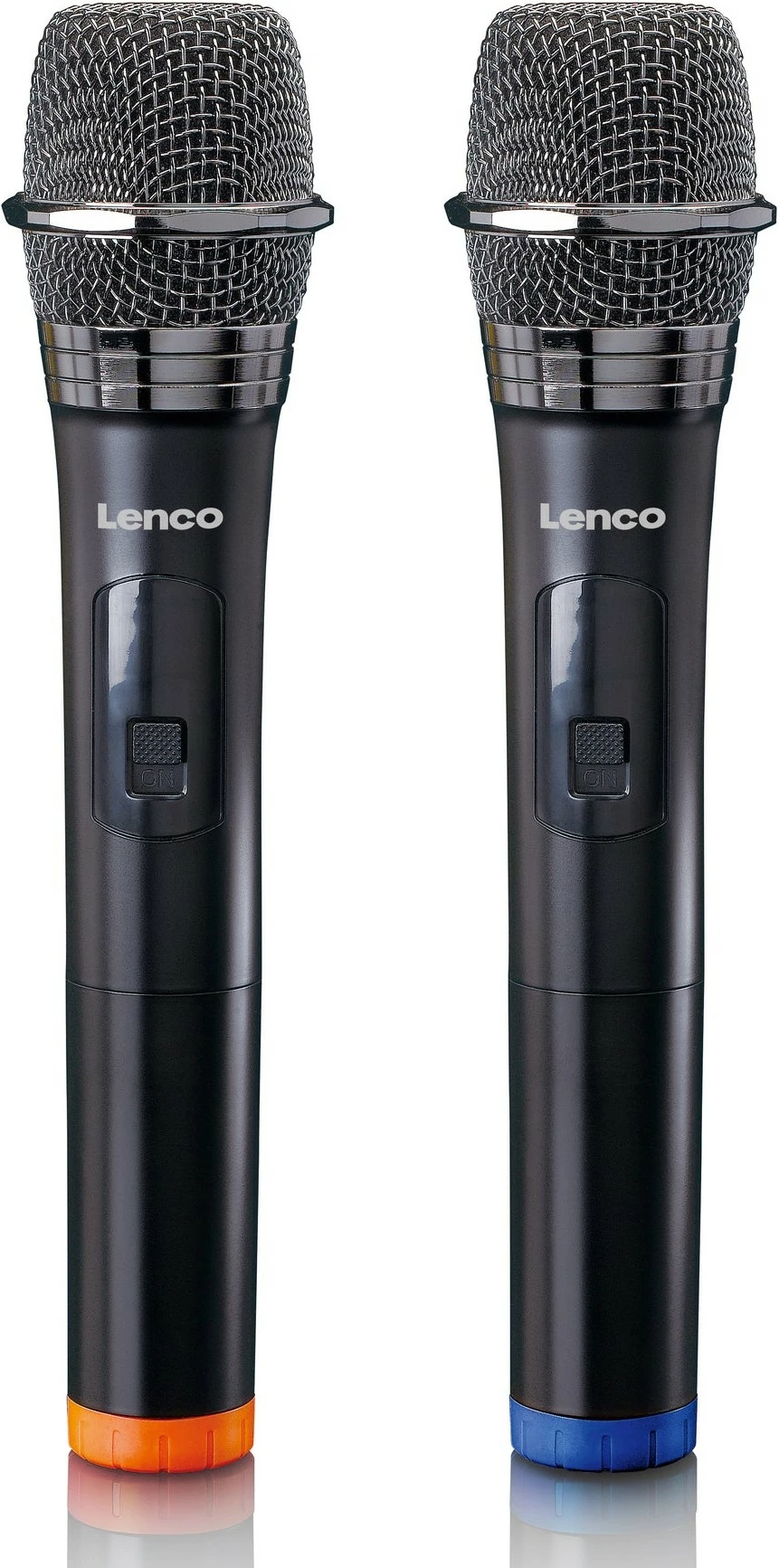 Mikrofon wireless Lenco MCW-020BK, 2 copë, plastikë, i zi
