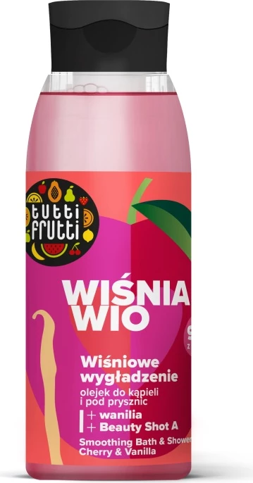 Vaj për dush dhe banjë për femra Farmona Tutti Frutti Cherry and Vanilla Beauty Shot A, 400ml