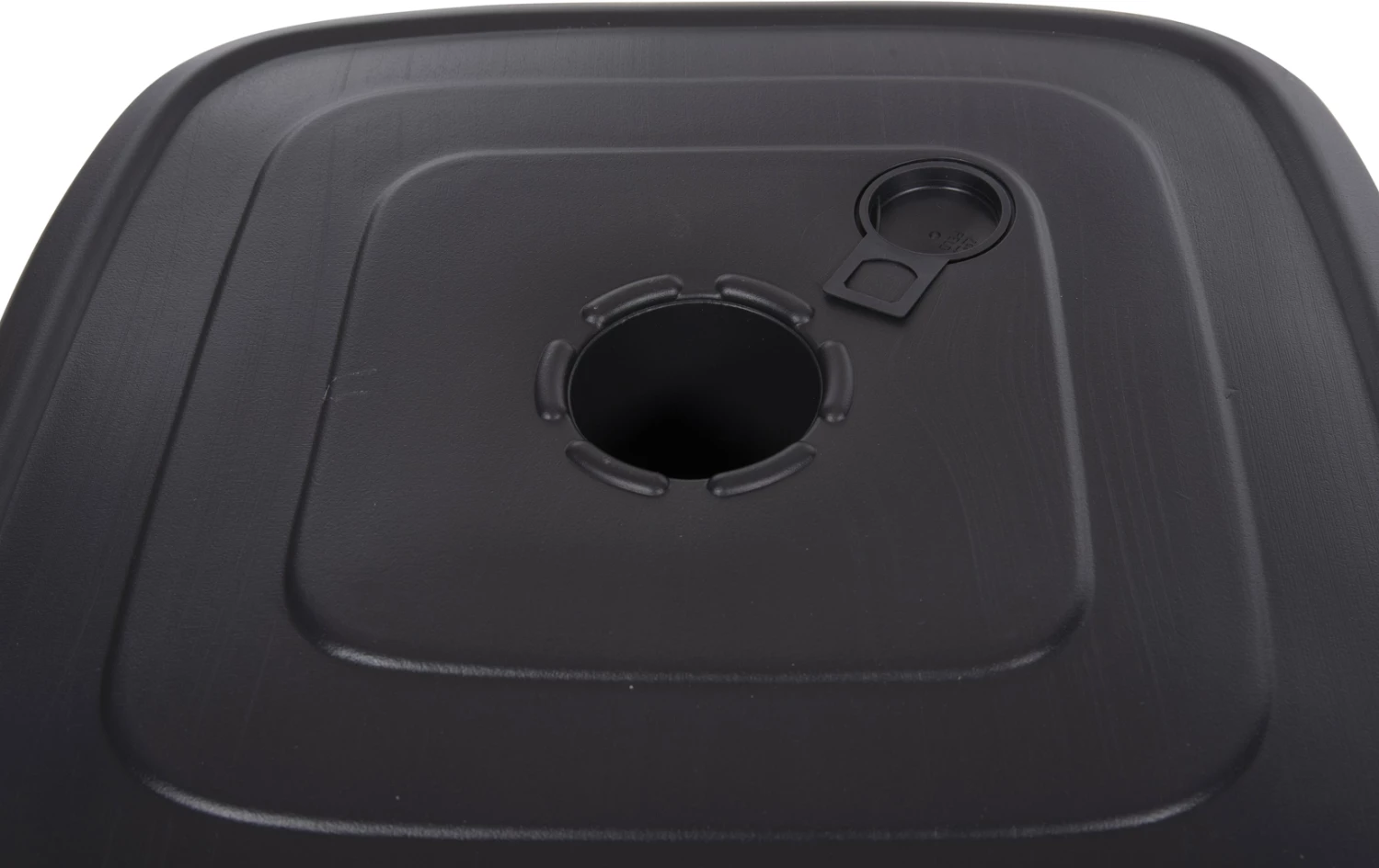 Bazë plastike për ombrellë me rrotë SOLBAS FH6113.02 ngjyrë antracit për shtyllë 33/50mm 46,5x23,5H cm