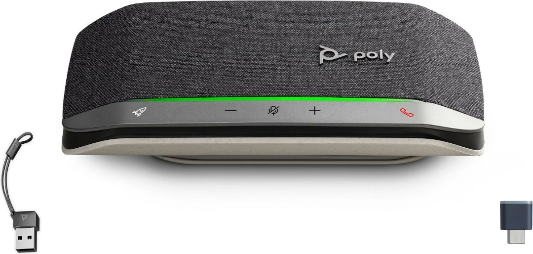 Altoparlant konferencash, Poly, Sync 20+ (B95VKAA#AC3), USB/Bluetooth 5.1, 20 orë bisedë, set USB-A/C, i zi
