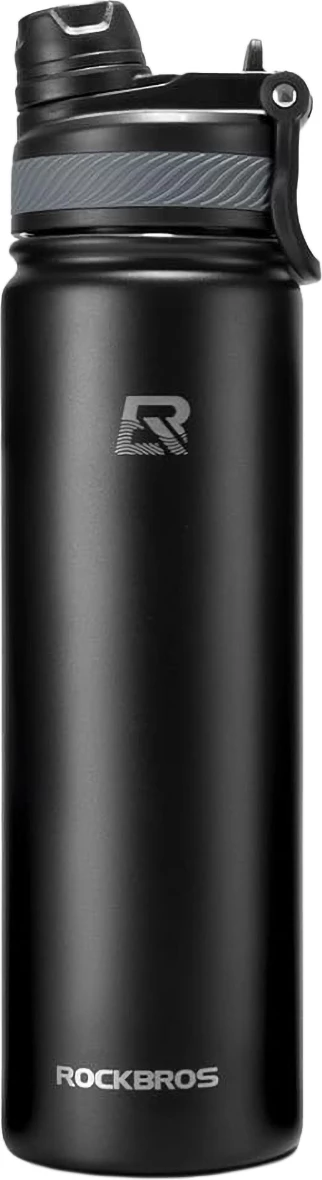 Shishe termo Rockbros 35210029002 për biçikletë, 650 ml, e zezë