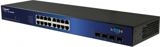 Switch ALLNET ALL-SG8420M, Managed, L2, Gigabit Ethernet, Rack mounting, 19U