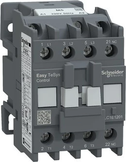 Kontaktor Schneider Electric LC1E1201M5 – 5.5 kW, 220 V
