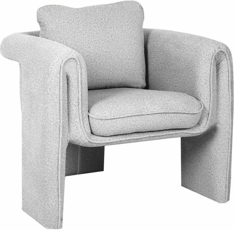 Karrige e ulët LOOP, ngjyrë gri, 84x75x83