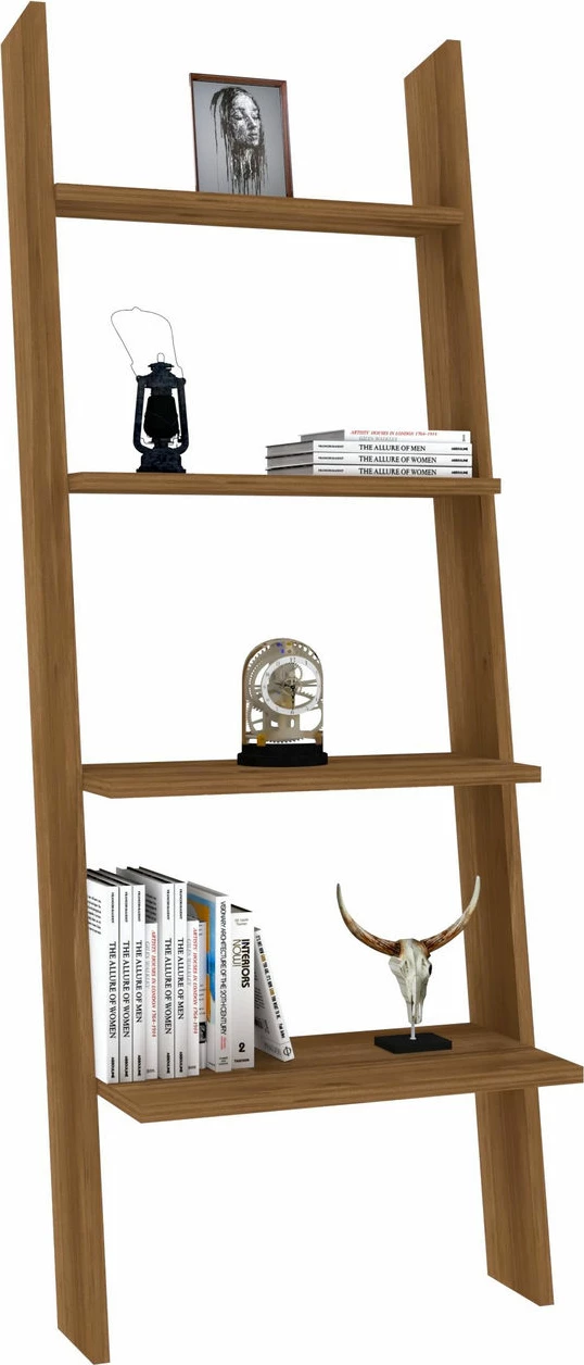 Raft librash Hanah Home, ngjyrë arre, dizajn skandinav