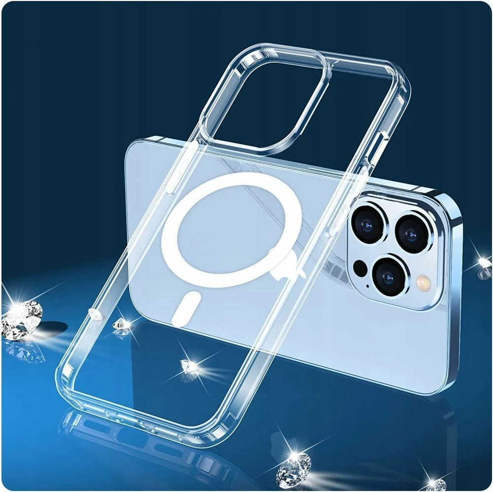 Mbështjellës Tech-Protect FlexAir Hybrid MagSafe për Samsung Galaxy S22, Transparent