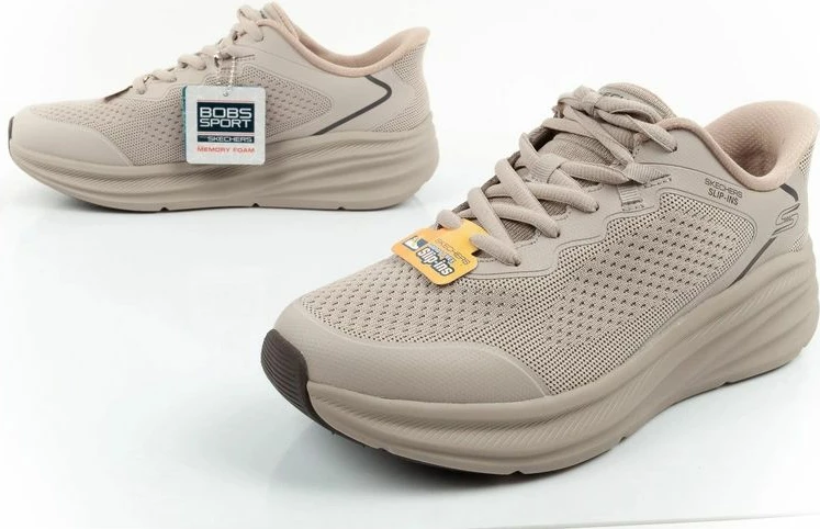Atlete për meshkuj Skechers Bobs Skillz Slip-Ins, bezhë