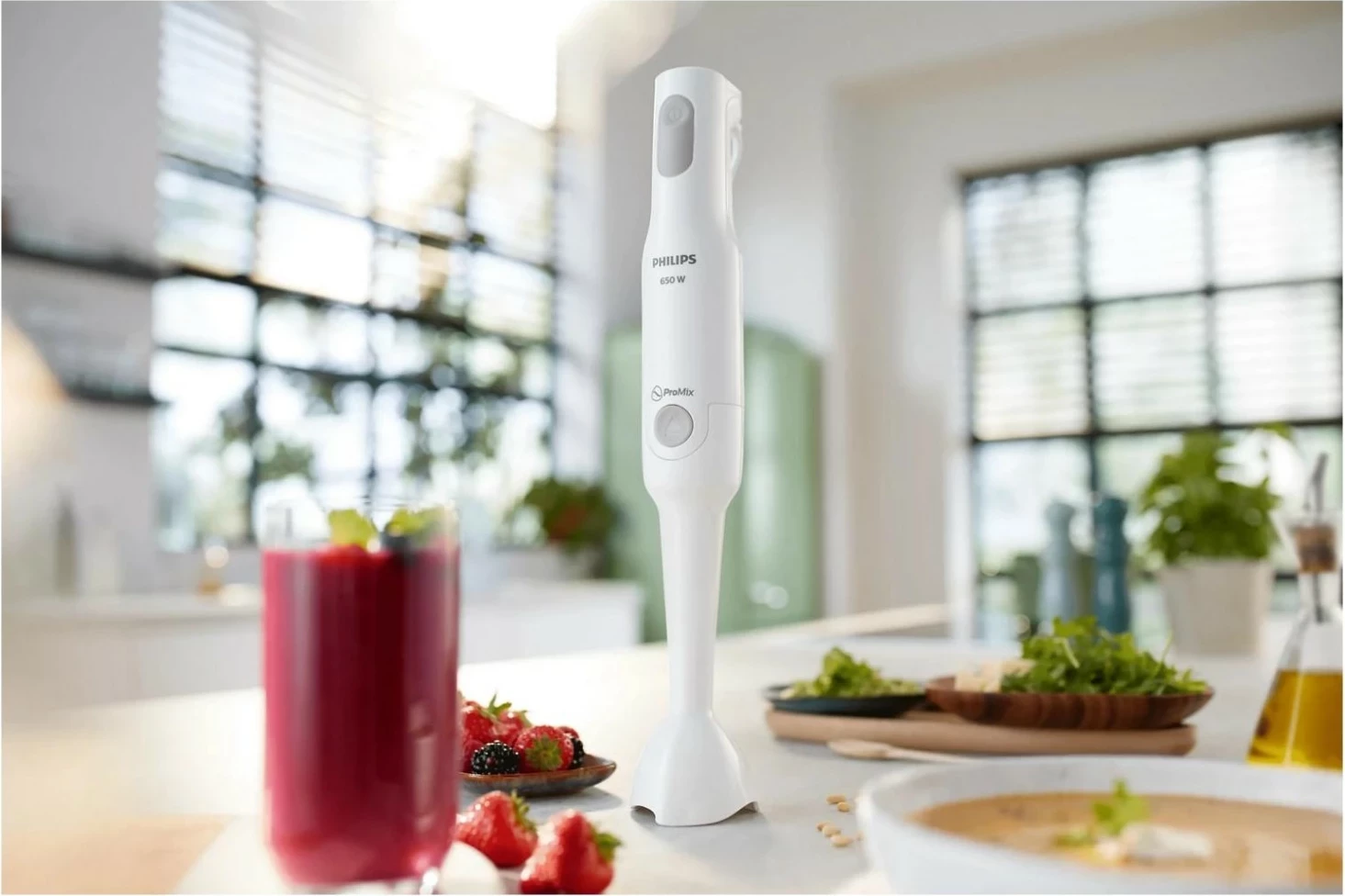 Blender dore Philips Daily Collection ProMix HR2531/00, 650W, i bardhë