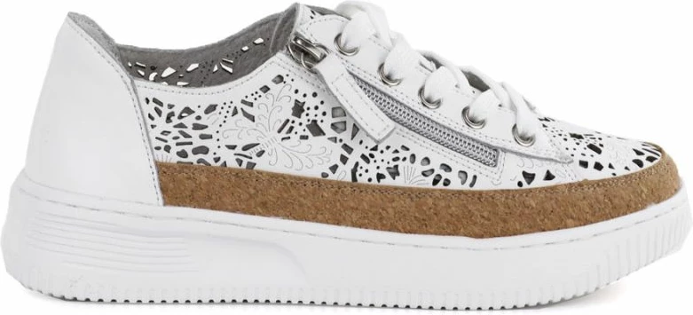 Këpucë të ulëta femra Artiker 58C1250, të bardha