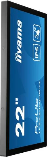 Monitor me prekje open-frame, iiyama ProLite TF2234MC-B7X, 22" Full HD IPS, 10 pika prekje, IP65, zi