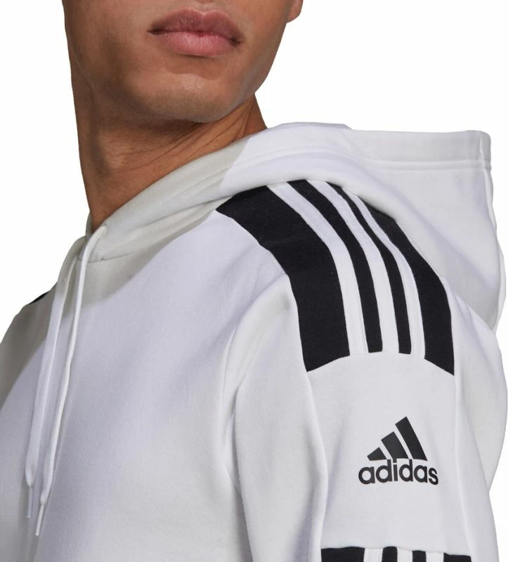 Duks me kapuç për meshkuj adidas Squadra 21, i bardhë