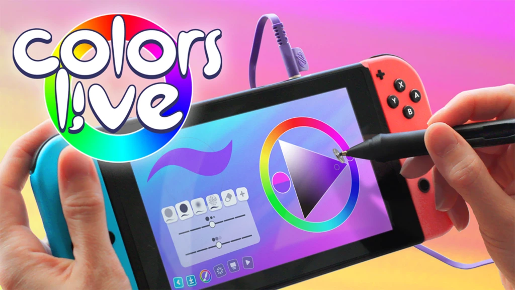 Softuer vizatimi për Nintendo Switch Nighthawk Interactive Colors Live, me stilolaps presion-sensitiv (pen) i përfshirë
