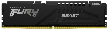 RAM Memorje Kingston Fury Beast DDR5, 32GB (1x32GB), 6000MHz, CL36, e zezë