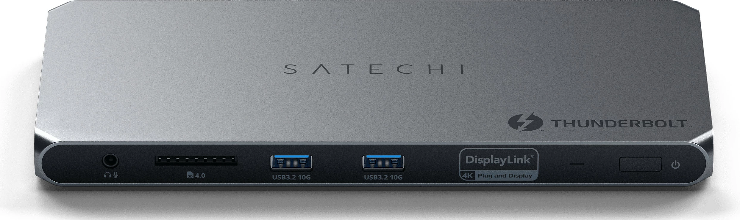 Docking station Satechi ST-DT4MDM-EU, Thunderbolt 4, DisplayLink, Gri hapësinor