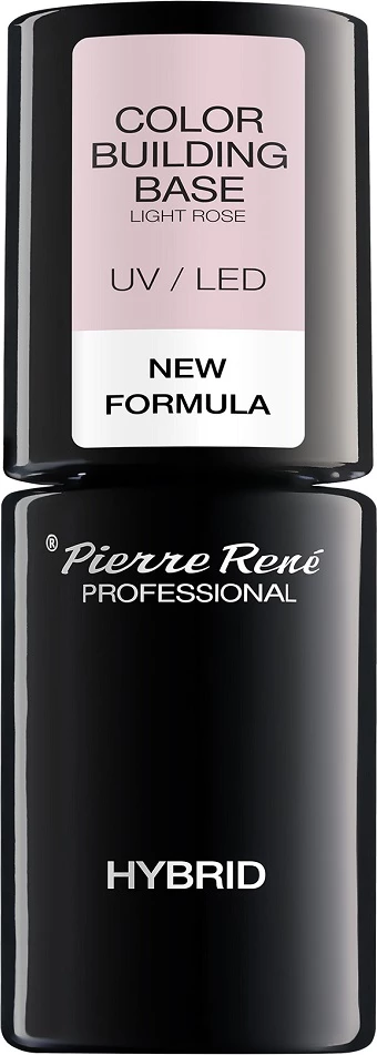 Bazë ndërtuese për thonj Pierre Rene Colorful Building Base 01 Light Rose për femra, 6ml