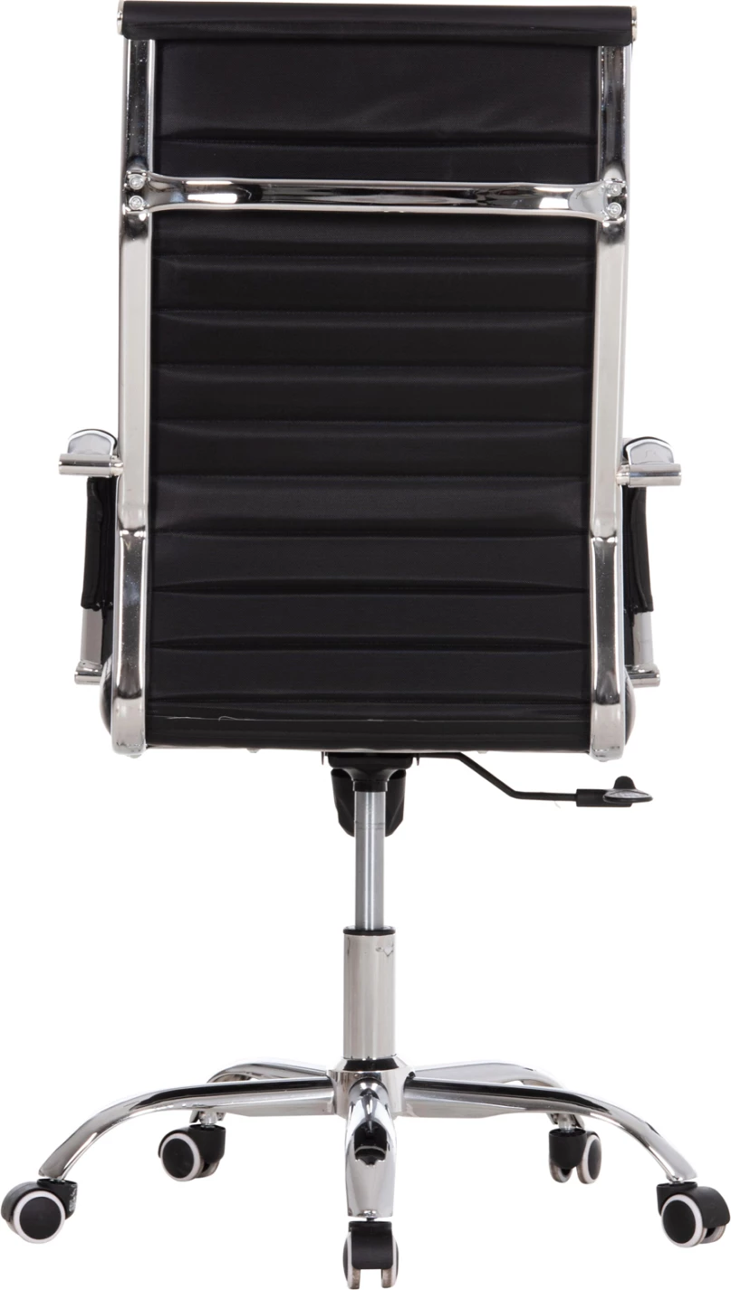Karrige menaxheri për zyre BOSS FH1059.31, ngjyrë e zezë, PU-metal krom, 54x57x110H cm.