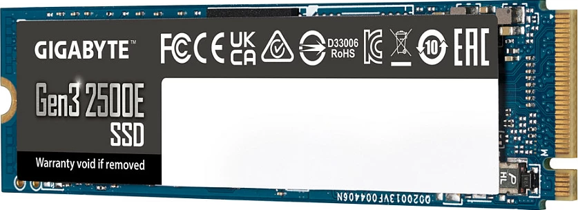SSD i brendshëm Gigabyte Gen3 2500E M.2 NVMe PCIe 3.0, 1TB