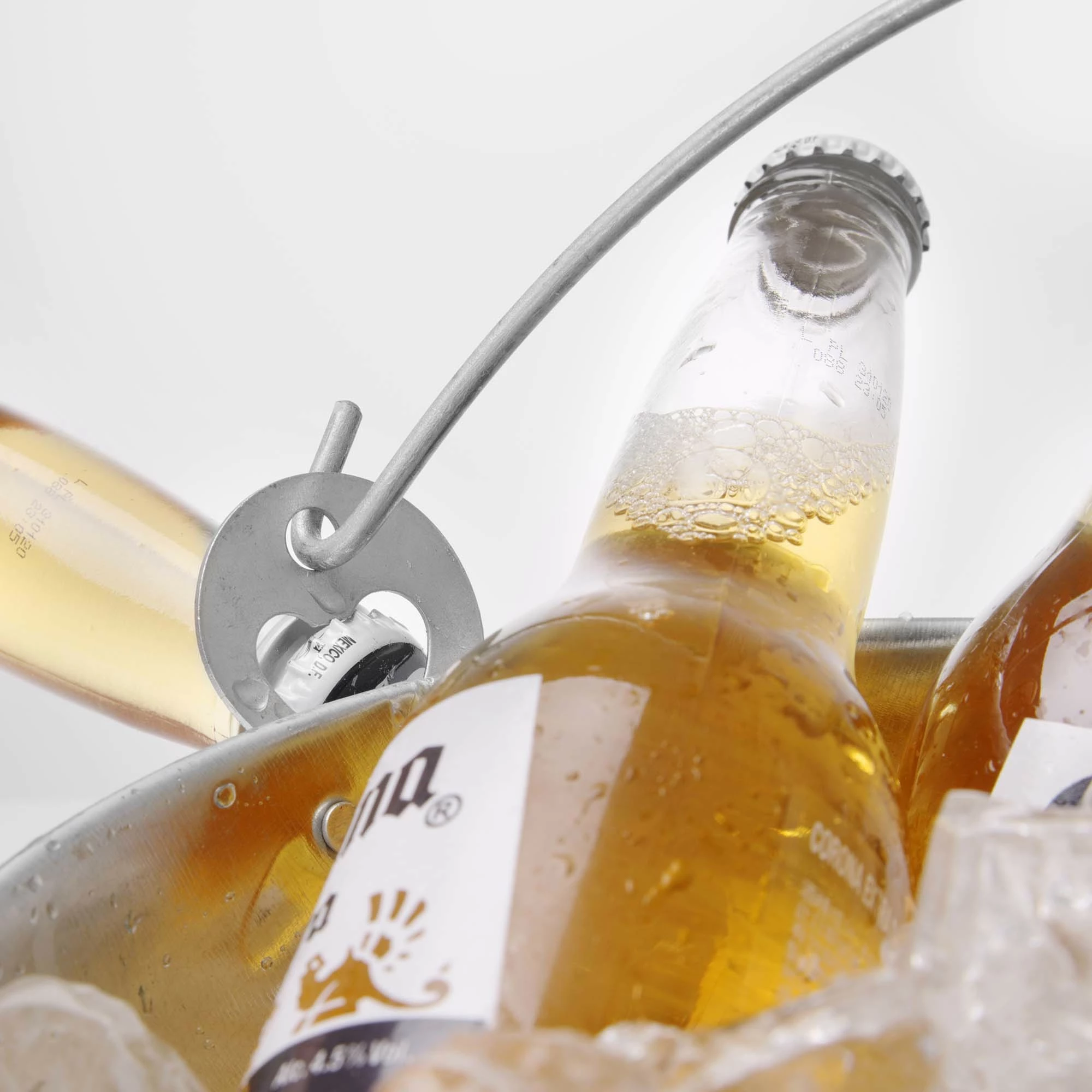 Kovë birre, Bar Up, 230x(H)180 mm, argjendtë