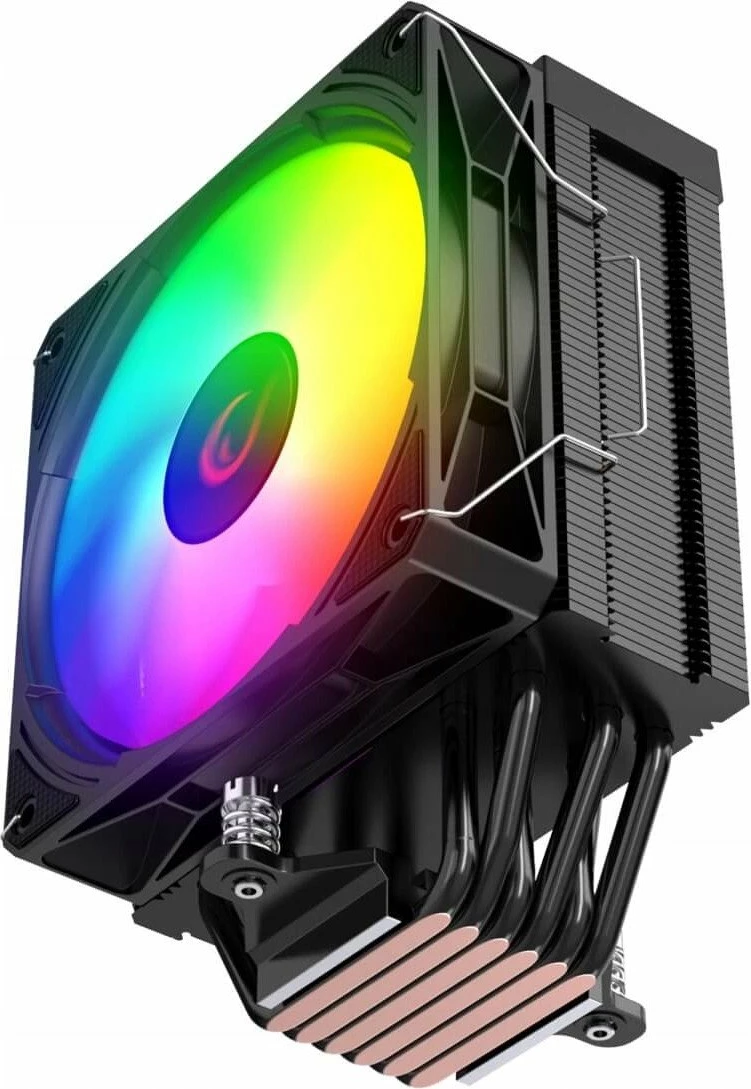 Ftohës CPU Rampage Octagon C70 OCTAGONC70-BLACK, 120mm ARGB, TDP 220W, i zi