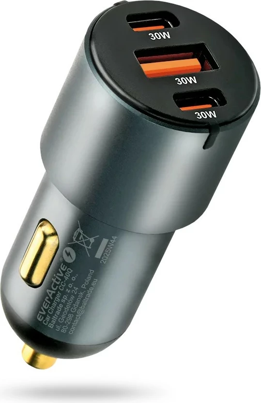 Karikues makine, everActive CC-40Q, 60W, 1x USB QC3.0 + 2x USB-C PD, i zi