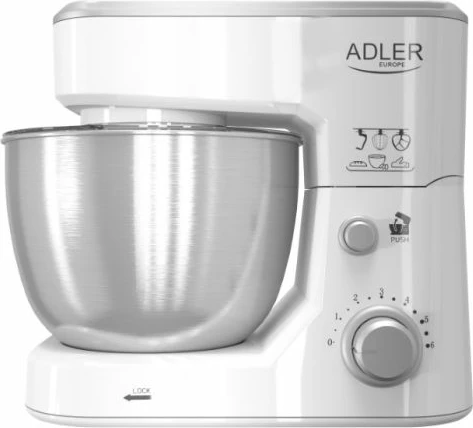 Robot kuzhine planetar Adler AD4216, 1000W, 4L, i bardhë
