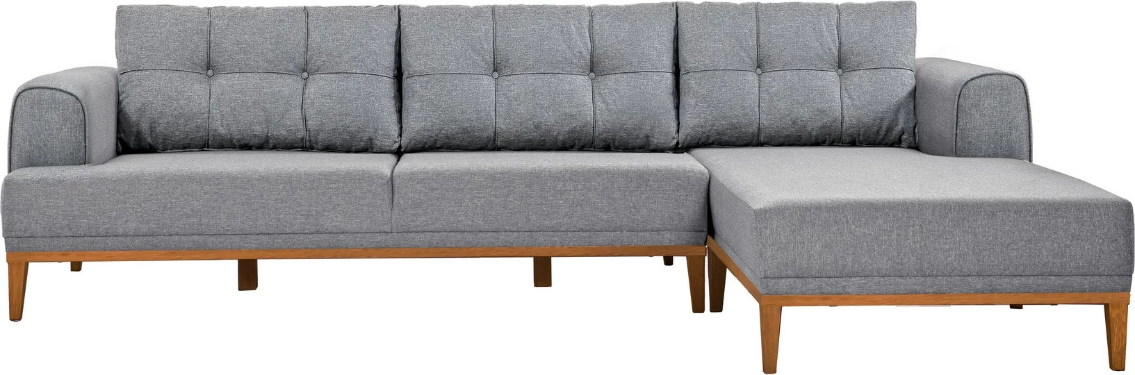 Kënd divan Atelier del Sofa, Vina Corner, ngjyrë gri, Atlantic Pine