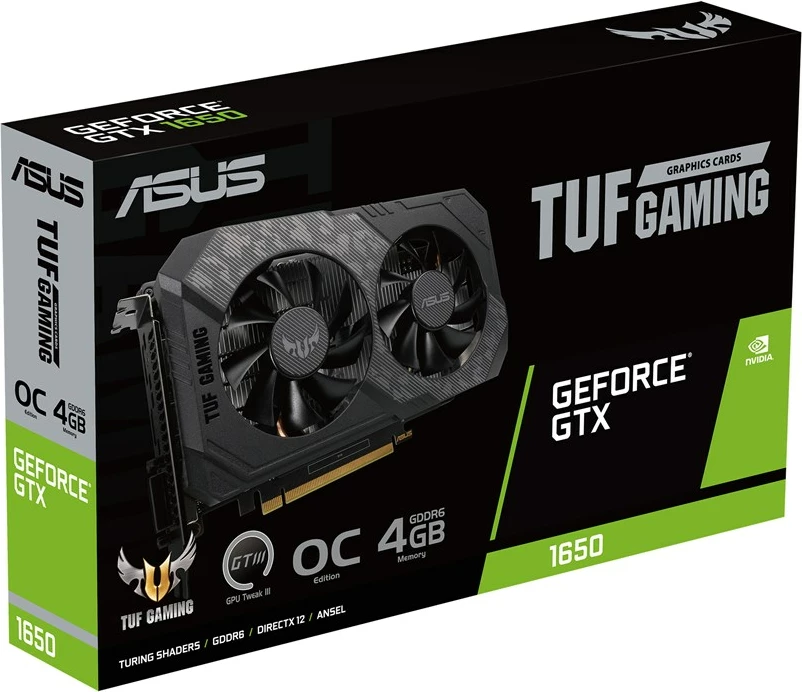 Kartë grafike Asus TUFGaming Nvidia GeForce GTX 1650, 4GB, GDDR6