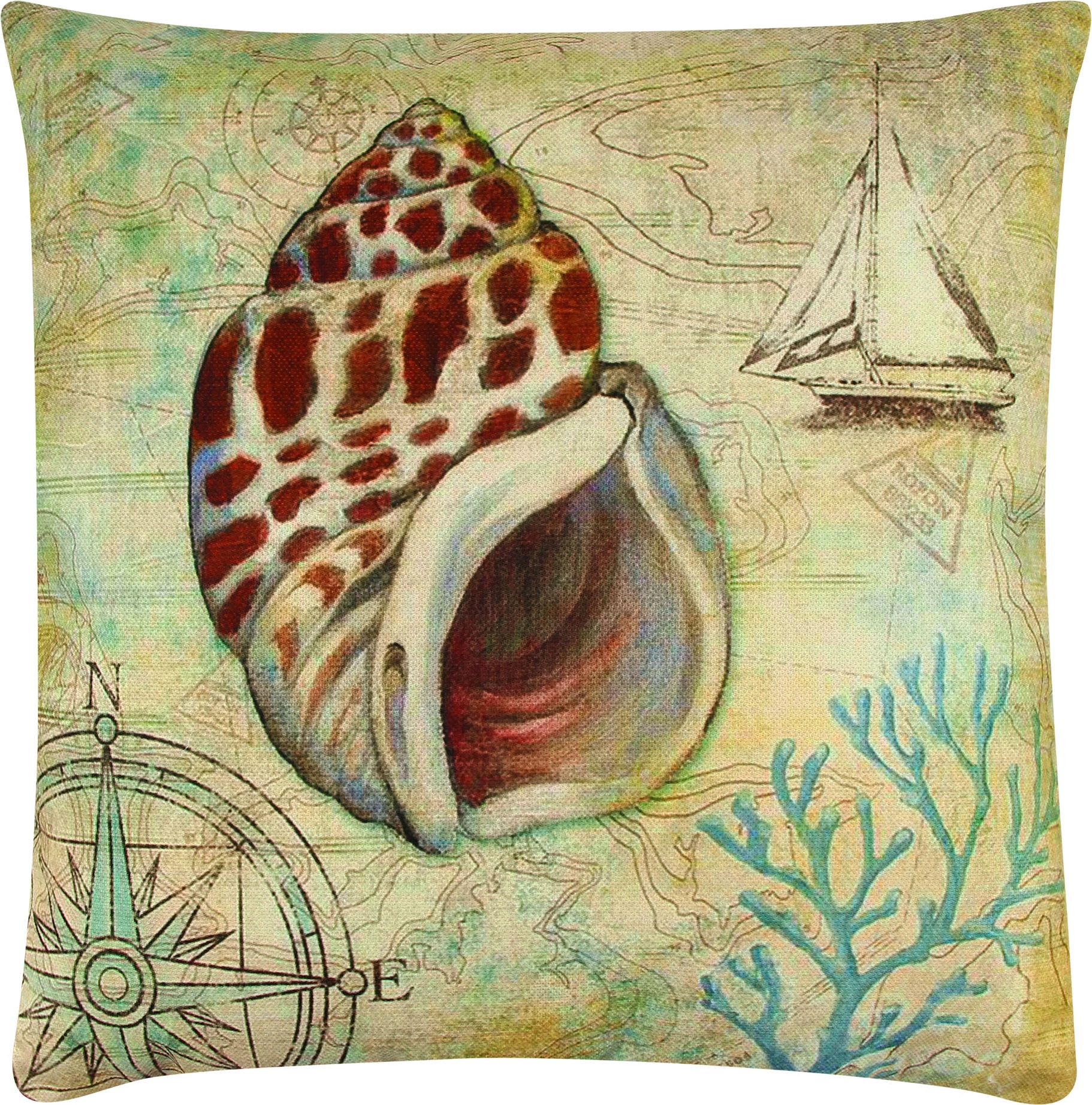 Jastëk dekorativ Evila Originals, shumëngjyrësh, A12655, 43x43cm