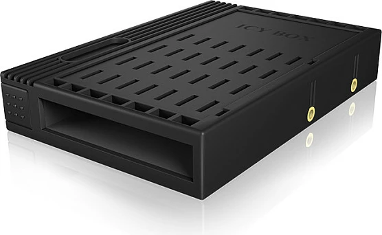 Kornizë HDD ICY BOX IB-2536STS, universal, plastikë, 2.5" në 3.5", e zezë