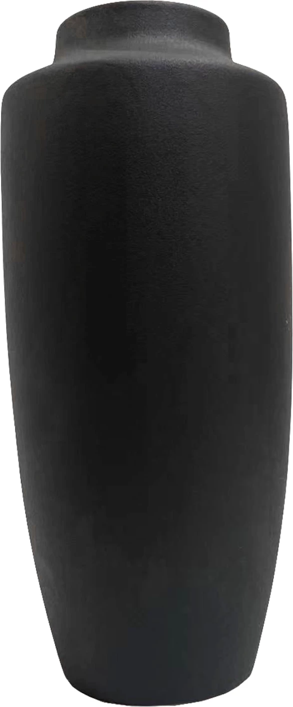 Dekor tavoline prej qeramike 'GALAD' FH4587.02, ngjyrë e zezë mat, Φ18,5x40Hcm