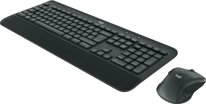 Tastierë dhe maus, Logitech MK545 Advanced (920-008889), pa tela, layout DE, taste multimediale, e zezë, set