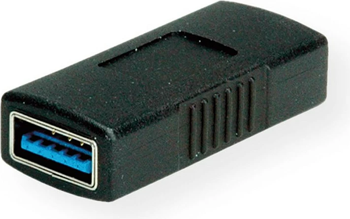 Adapter USB VALUE USB 3.2 Gen 1, Type-A femër-femër, 5 Gbit/s, i zi