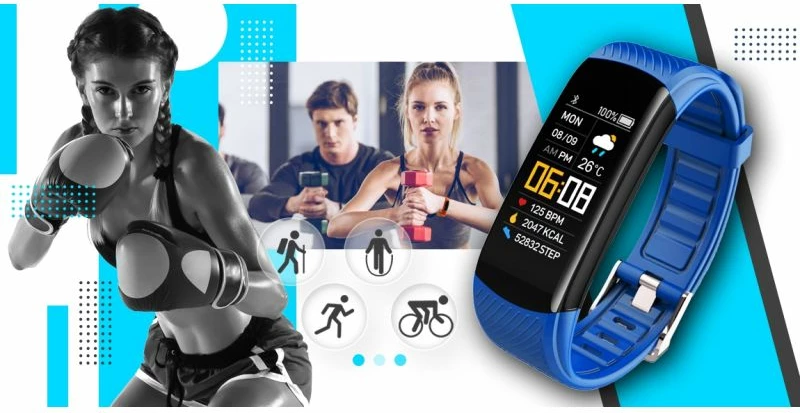 Smartwatch Giewont, zi e kaltër