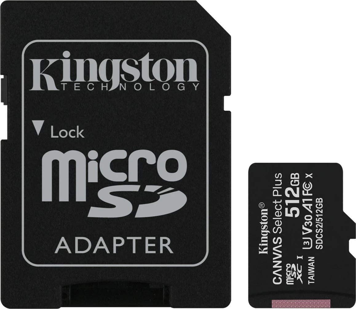 Kartë memorie Kingston Canvas Select Plus, 512GB
