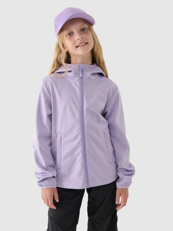 Jakne softshell për femra të vogla 4F, e kaltër