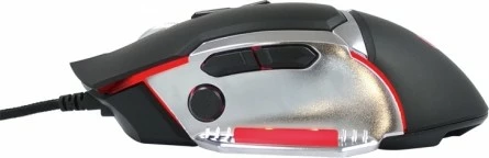 Maus gaming Conceptronic DJEBBEL02B, 4000 DPI, 8 butona, i zi/argjendtë