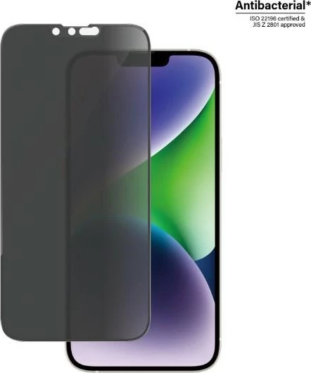 Xham i temperuar PanzerGlass Ultra-Wide Fit Privacy për iPhone 14 Plus/13 Pro Max, Antibakterial