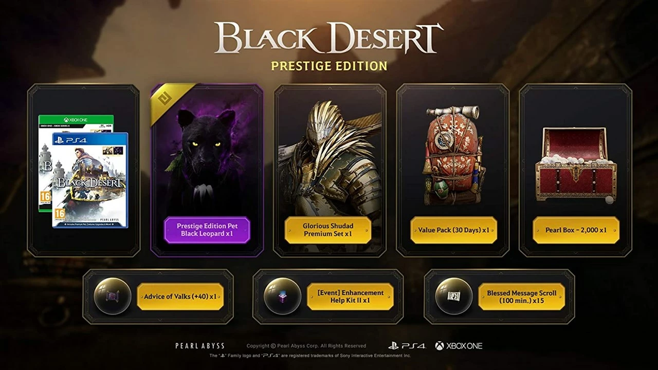 Lojë Xbox One Pearl Abyss Black Desert Prestige Edition