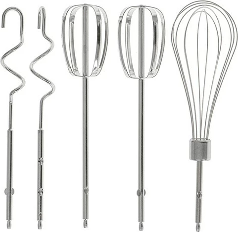 Mikser dore Adler AD 4229, 600 W, 9 shpejtësi, Turbo, ekran LCD, me kuti aksesorësh, e bardhë-e zezë