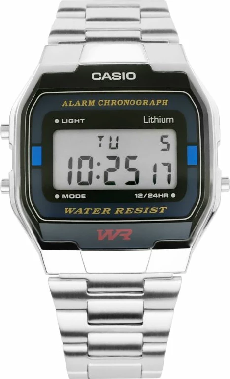 Orë dore unisex Casio, argjend