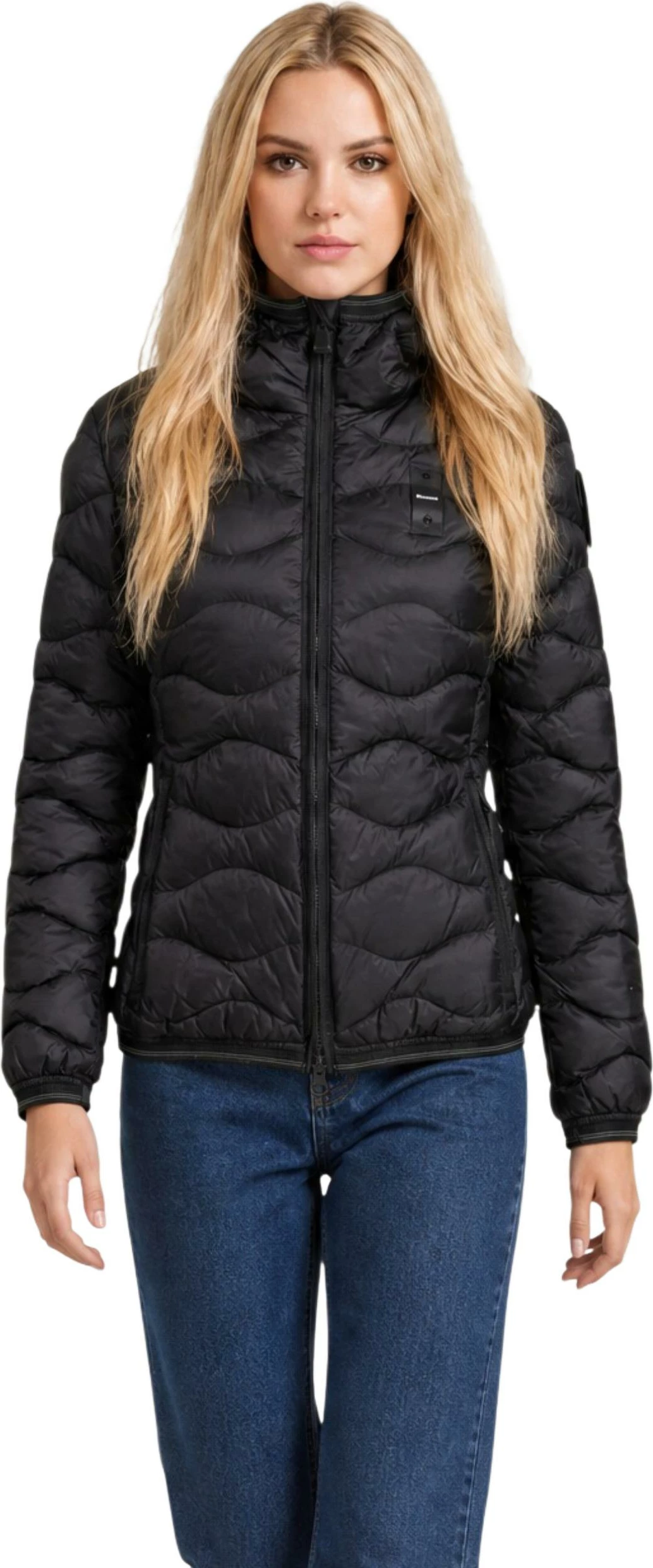 Jakne për femra Blauer CAMELIA 26WBLDC03033, e zezë-bezhë