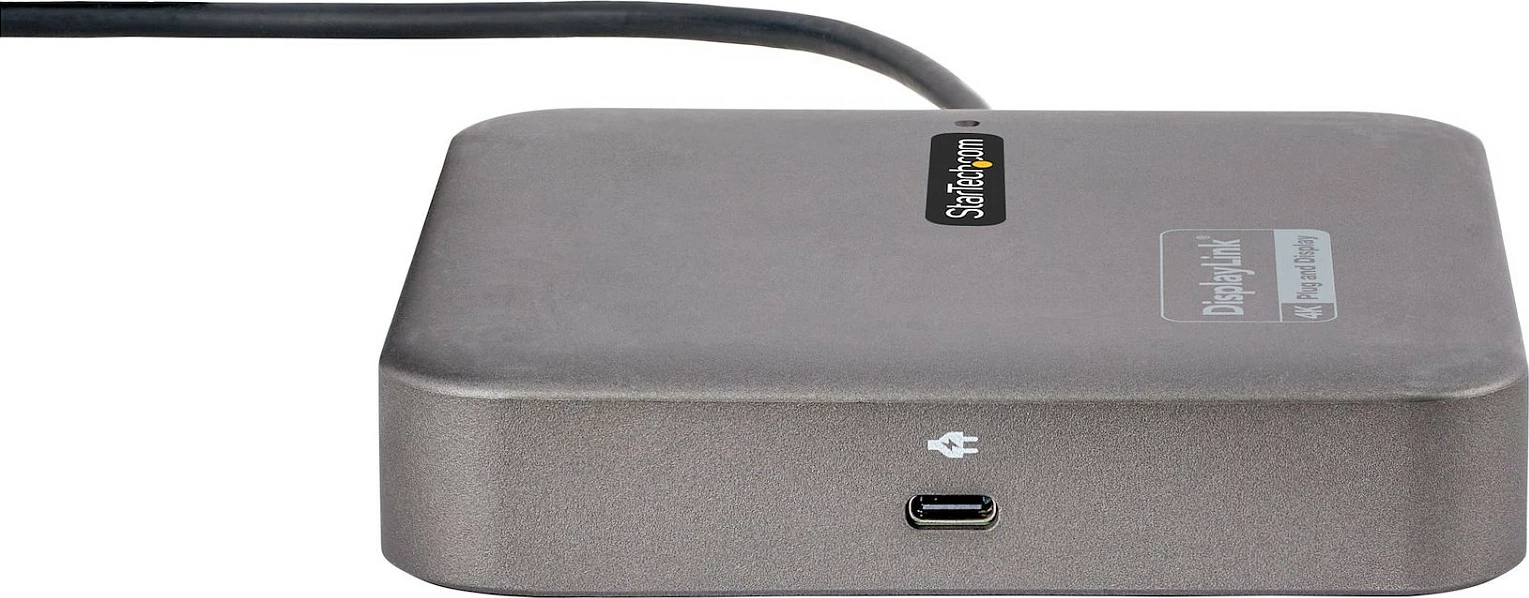 Docking station USB-C StarTech, Dual HDMI 4K 60Hz, USB-A/USB-C 10Gbps, 100W PD, GbE, SD/MMC, Space Gray