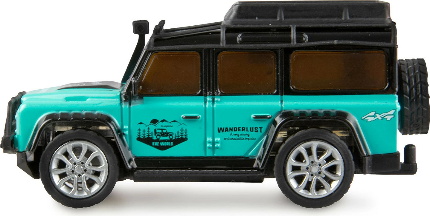 Vetura RC off-road AMEWI 22679, 1:64, 2.4GHz, bateri 150 mAh, drita, e gjelbër