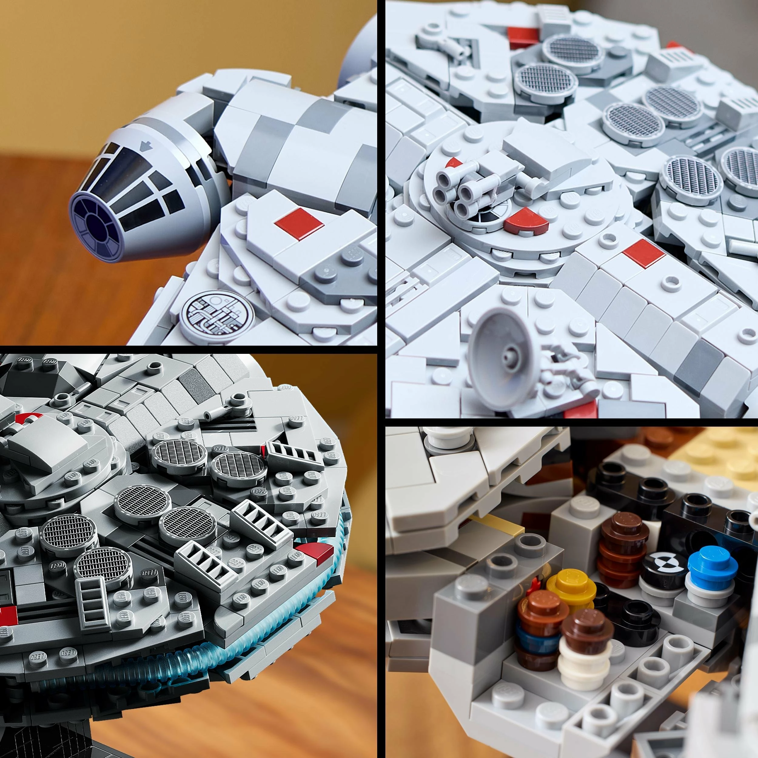 Set LEGO Star Wars Millennium Falcon 75375, 921 copë