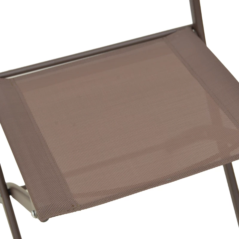 Karrige palosëse Jeve, metal champagne, textilene, 46x51x81cm, set prej 4 copash