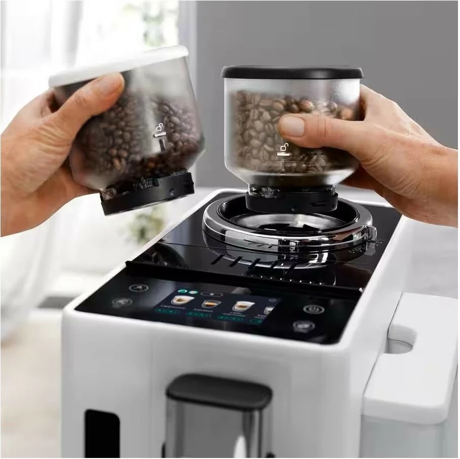 Makinë kafeje De'Longhi Rivelia EXAM 440.55, automatike, 19 bar, LatteCrema Hot, e bardhë